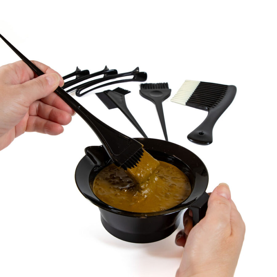 henna hair dye application tool kit