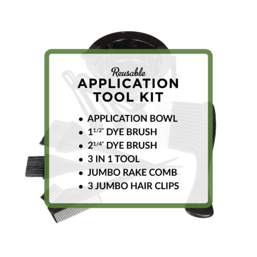 henna hair dye application tool kit