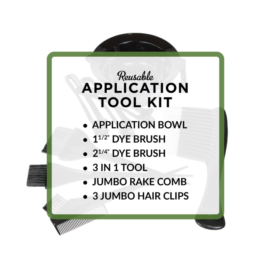 henna hair dye application tool kit