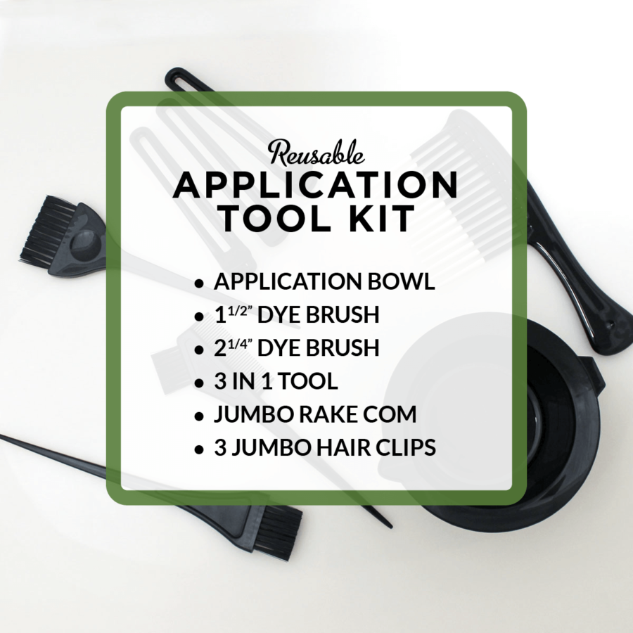 henna hair dye application tool kit