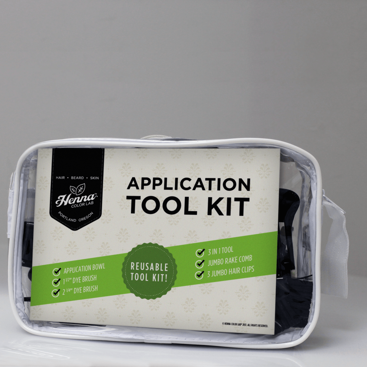 henna hair dye application tool kit
