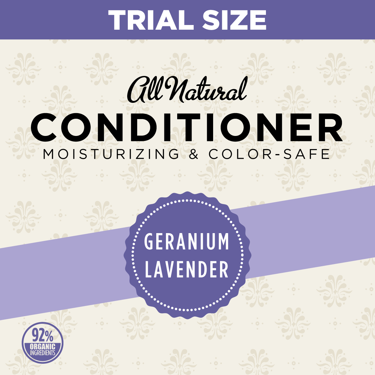 Geranium-Lavender All Natural Conditioner