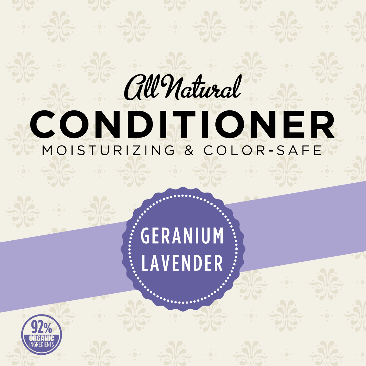 Geranium-Lavender All Natural Conditioner