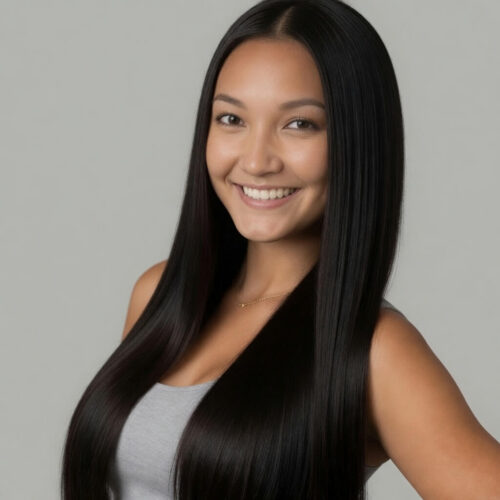 Henna Color Lab natural black hair dye alternative hair style.