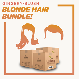 ginger blonde henna hair dye bundle