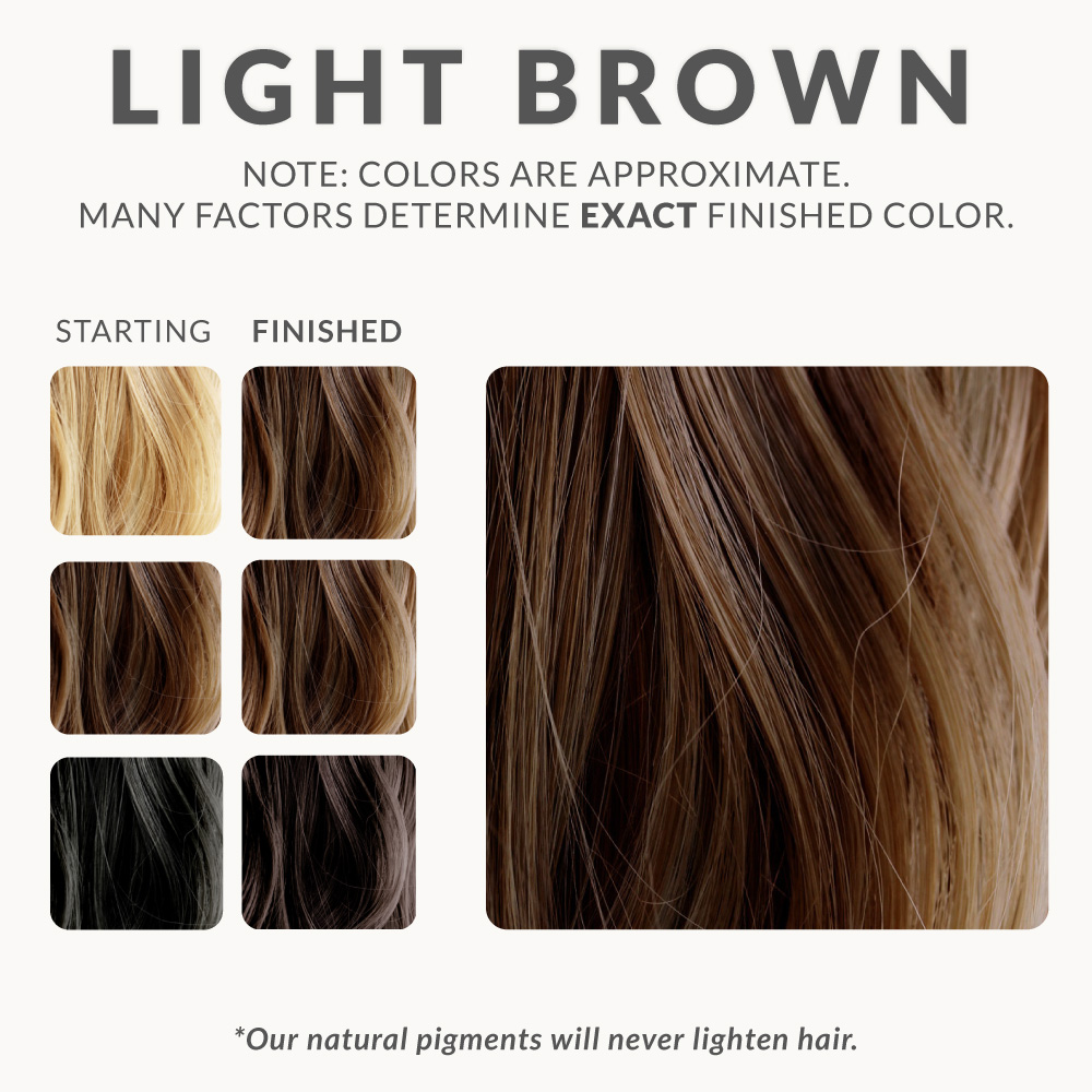 Light Brown Henna Hair Dye | Henna Color Lab®