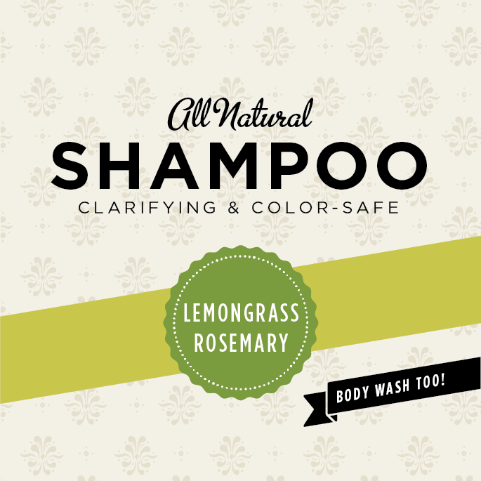 Lemongrass Rosemary Organic Shampoo