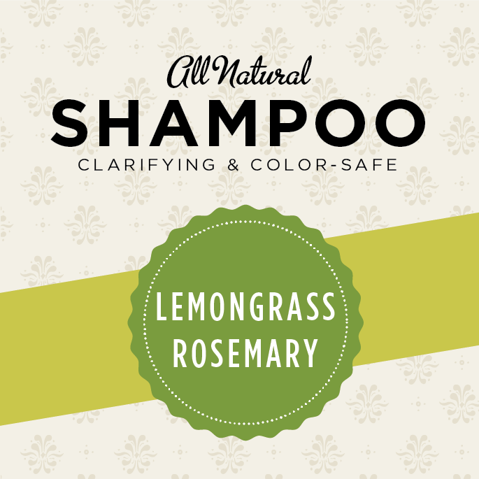 Lemongrass Rosemary Organic Sulfate Free Shampoo