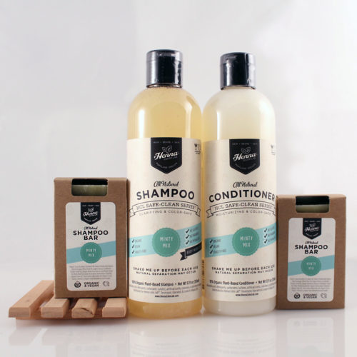 minty mix hair care set