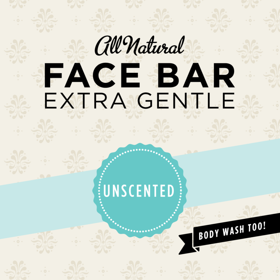 Organic Extra Gentle Unscented Face Bar