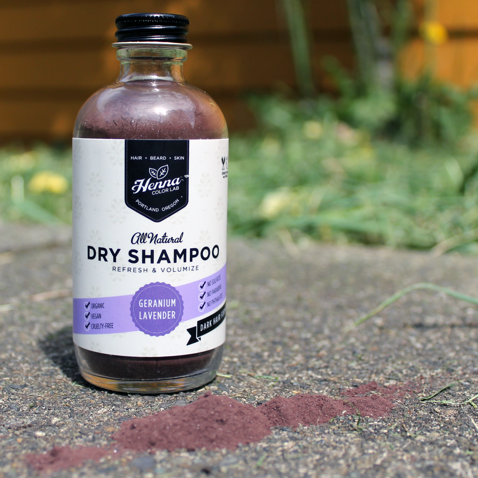 Organic dry shampoo for dark hair