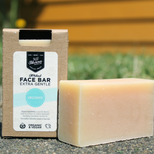 Organic Extra Gentle Unscented Face Bar