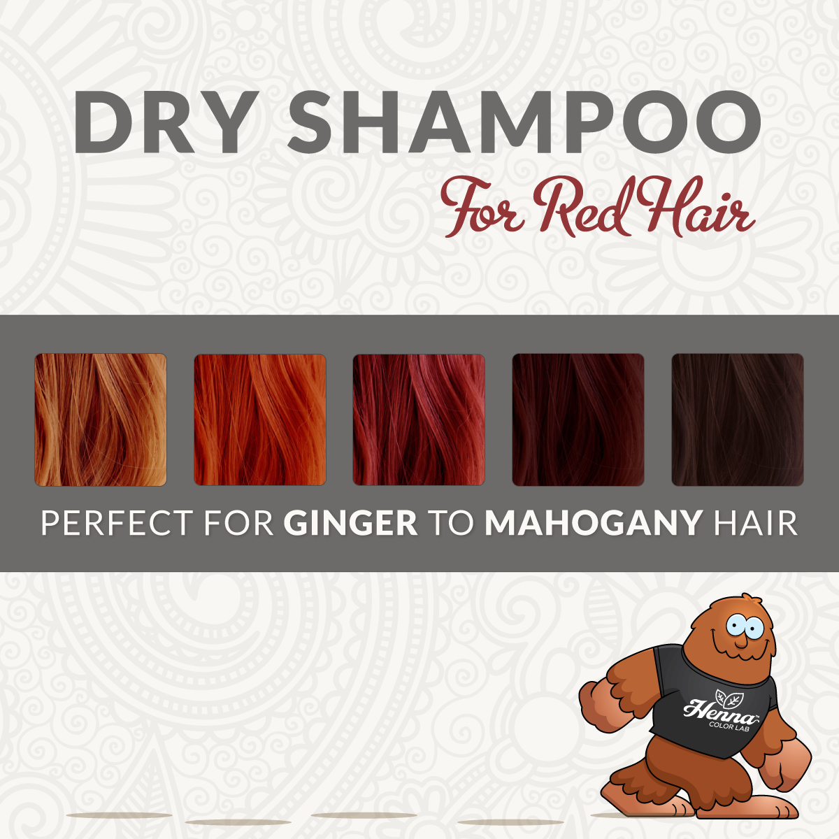 Dry Shampoo for Red Hair Henna Color Lab