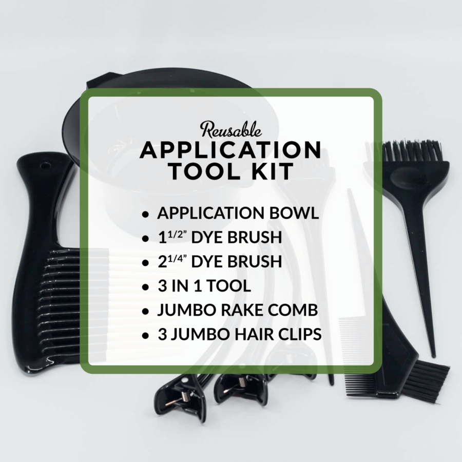 henna hair dye tool kit