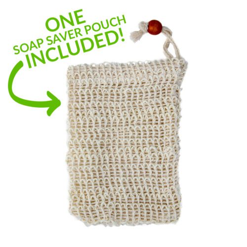 soap saver pouch included