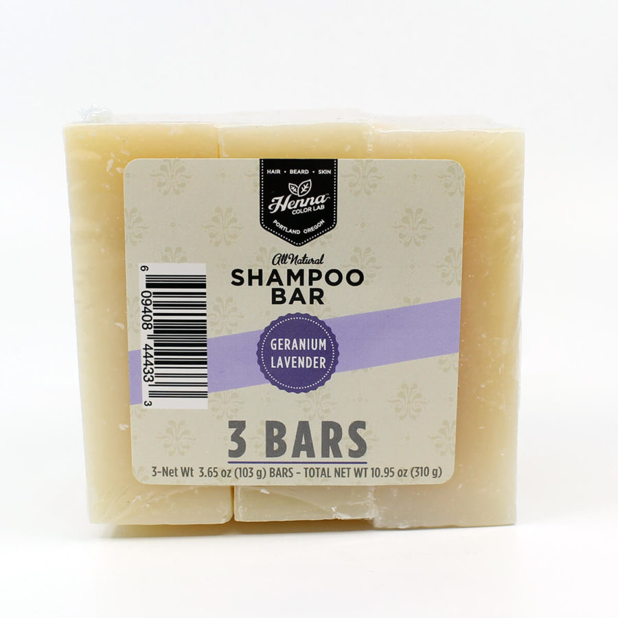 geranium-lavender shampoo bars, organic shampoo bar