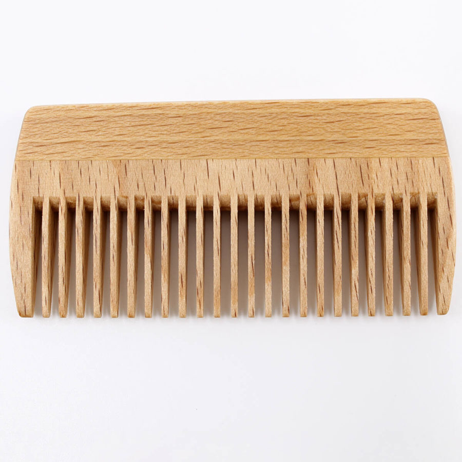beard comb, wooden beard comb