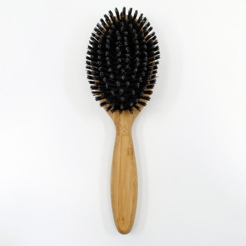 vegan boar-bristle brush, vegan hair brush, vegan boar brush