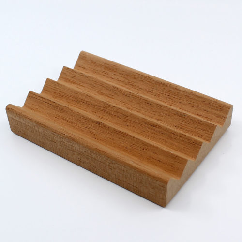 wood soap dish