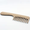 wide tooth comb, wooden comb