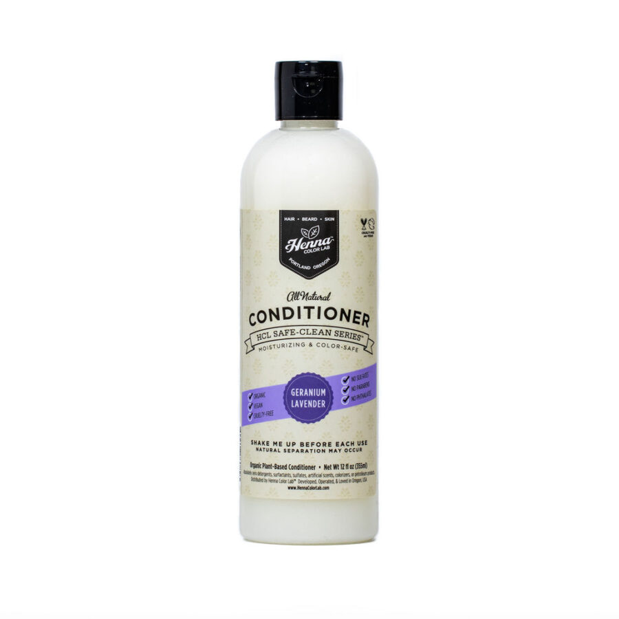 geranium-lavender conditioner, organic conditioner