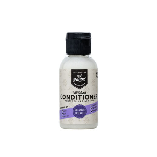 geranium-lavender hair conditioner, organic hair conditioner