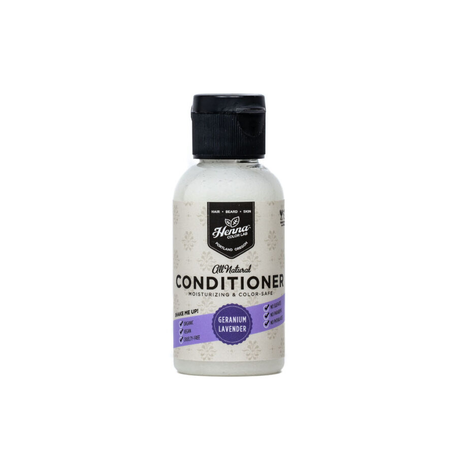 geranium-lavender hair conditioner, organic hair conditioner