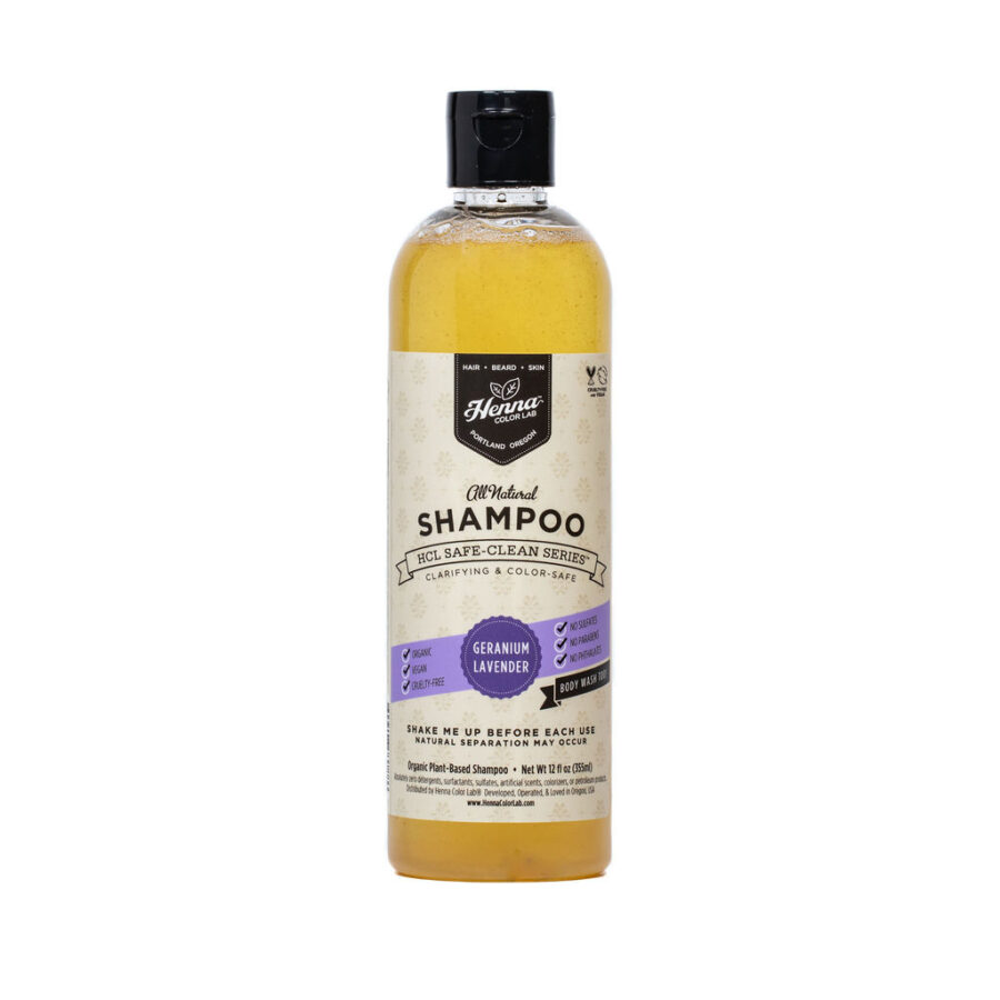 geranium-lavender shampoo, organic shampoo