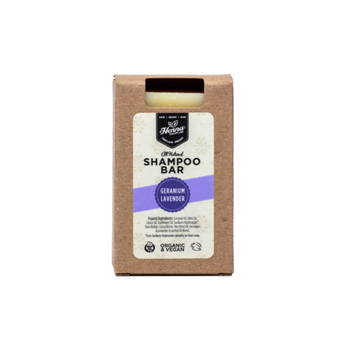 geranium-lavender shampoo bar, organic shampoo bar