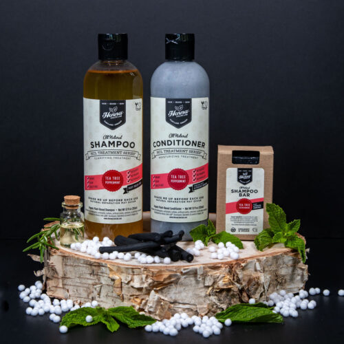 tea tree shampoo bar, peppermint shampoo bar, organic shampoo bar, tea tree hair conditioner, peppermint hair conditioner