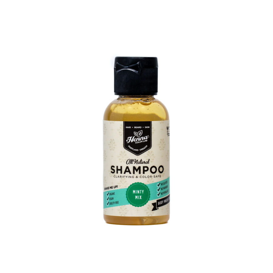 mint shampoo, peppermint shampoo, spearmint shampoo