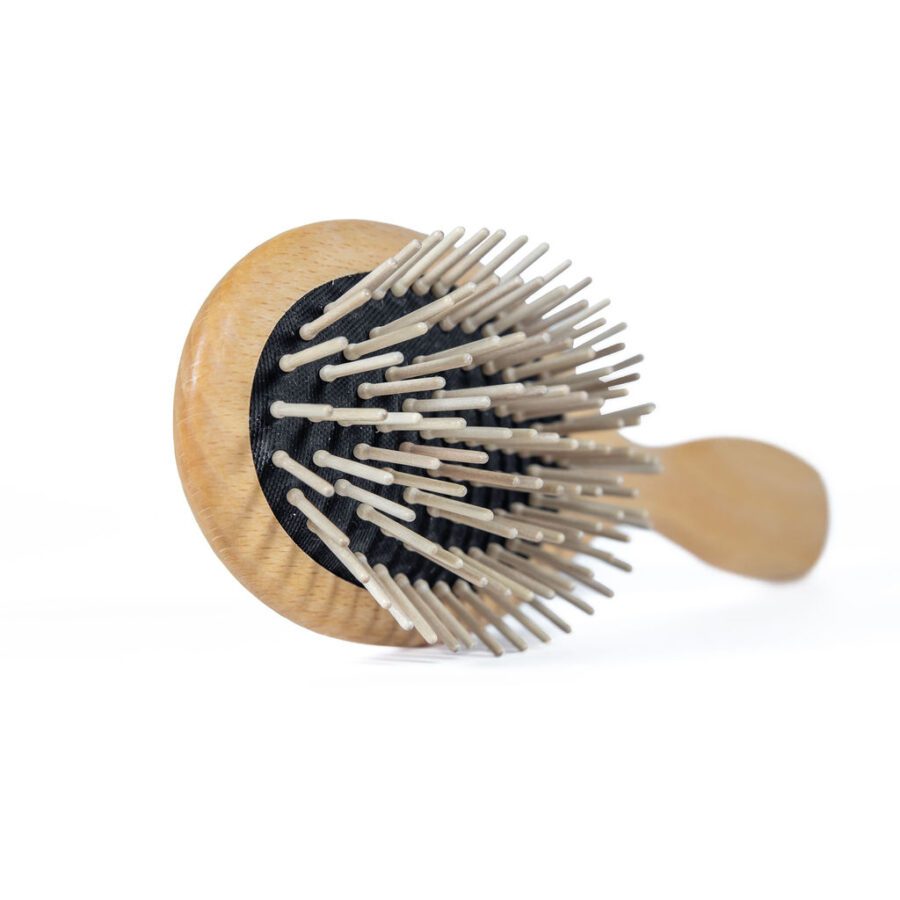 beechwood wooden pin oval brush