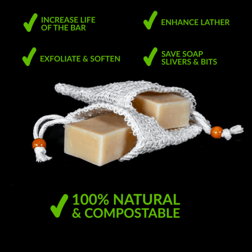 sisal soap saver pouches