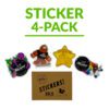 stickers, sticker pack, merch, merchandise, misc