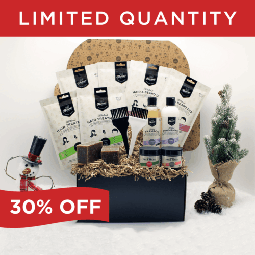 Holiday deluxe gift box image. Festive winter scene. Text reads: Limited quantity. 30% OFF.