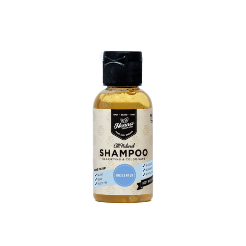 Henna color lab - Unscented organic shampoo, trial-size