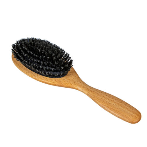 Henna color lab beechwood vegan boar bristle brush.