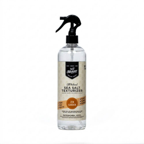 Henna color lab Zen Garden sea salt texturizer spray 16 ounce bottle with pump top.