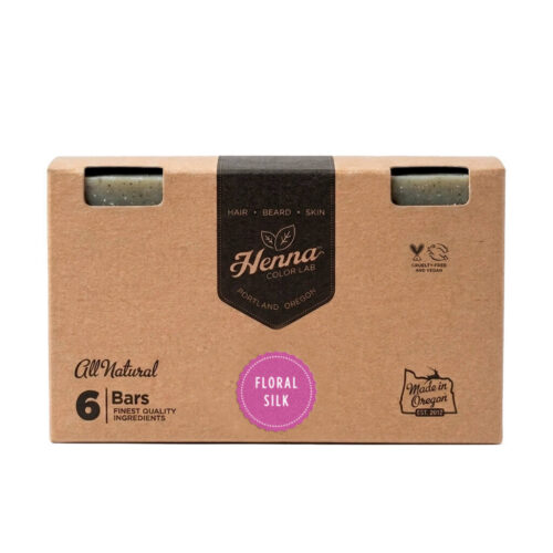6-pack floral silk body bars